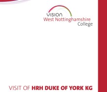 Event – HRH The Duke of York visit programme
