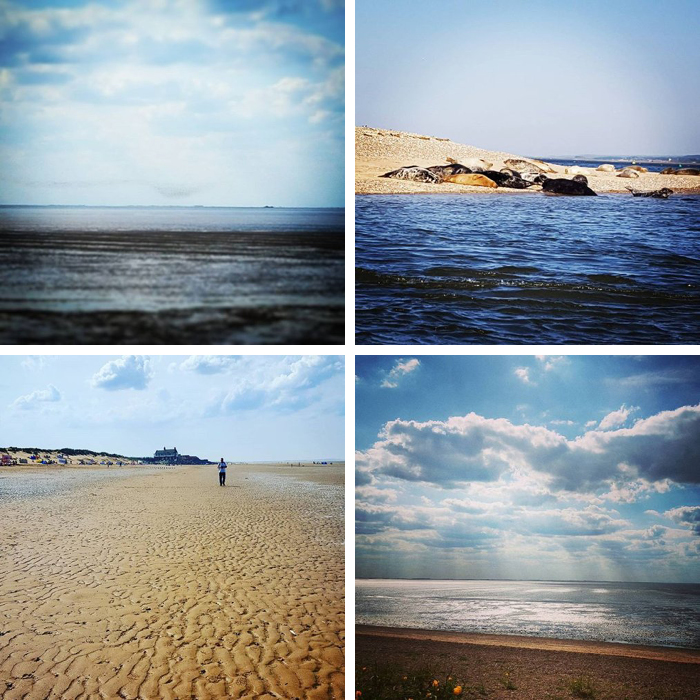 Instagram at the seaside